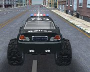Polis arabası Canavar Kamyon Simülatörü