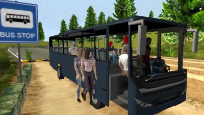 Busz vezetési szimulátor 3D