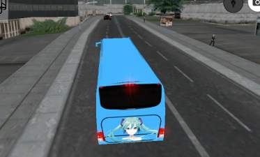 Simulador de estacionamento de condução de ônibus versão móvel