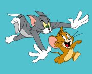 Tom ve Jerry koşmak