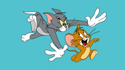 Tom y Jerry correr