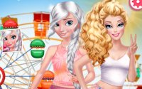 Elsa si Barbie Festivalul Boho