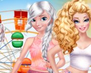 Elsa si Barbie Festivalul Boho