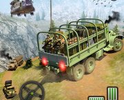 Us Army Uphill Offroad Mountain Truck 3D