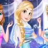 Anna, Elsa und Rapunzel abschlussball im Winter