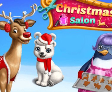Salón de animales de Navidad