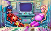Super Barbie e Ladybug no Hospital
