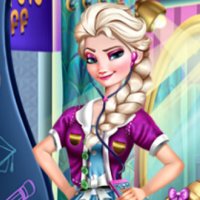 Elsa la escuela vestidos