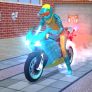 Spiderman en misión 3D con moto