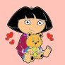 Dora si Diego imagini de colorat online
