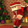 Minecraft karácsonyi kirakós játék