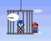 Super Mario Save Sonic
