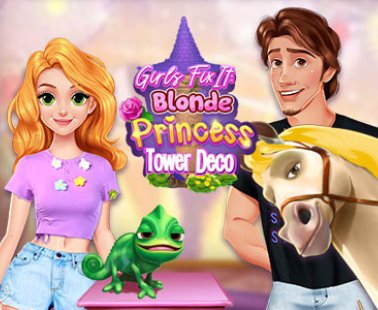 Girls Fix It: Blonde Princess Tower Deco