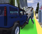 Simulatore di jeep di montagna