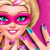 Super Barbie manicure
