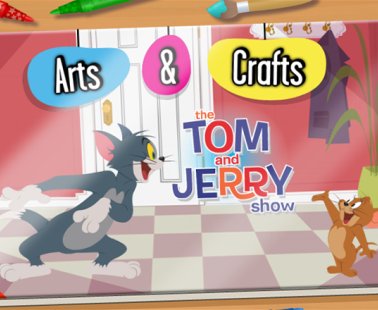 Tom i Jerry kolorują i rysują