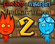 Chłopak i dziewczyna woda ogień Labirynt