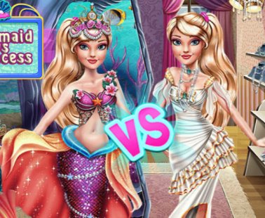 Barbie Mermaid Vs Princess