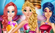 Ariel, Jasmine y Rapunzel partido