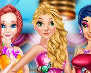 Ariel, Jasmine e Rapunzel partito