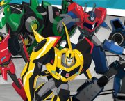 Transformers Roboter im Comic-Schöpfer
