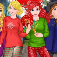 Ariel, Cendrillon, Elsa, Anna, Jasmine et Raiponce