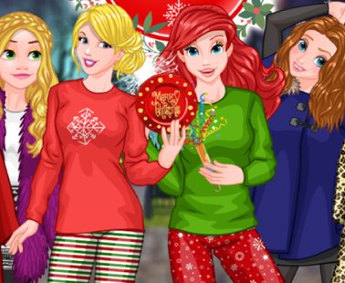 Ariel, Cenicienta, Elsa, Anna, jazmín y Rapunzel