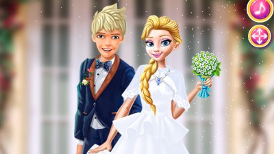 Oblubienica Elsa i Jack Frost