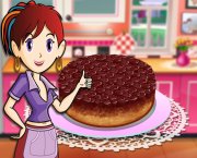 Sara szakács: Csokoládé torta cseresznye