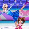 Elsa und Susie Skaten Wettbewerb