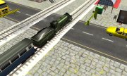 Simulador de trem: controla o cruzamento com a linha ferroviária