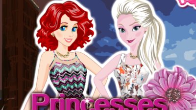 Elsa i Ariel Moda dzień i noc