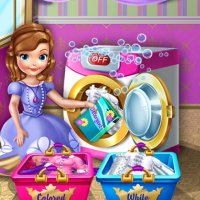 Princesa sofia Día de lavado de ropa