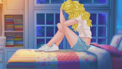 Prinzessin Aurora traurig