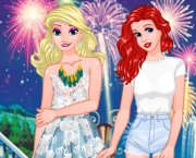Ariel e Elsa 10 abiti diversi