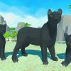 Simulador de família pantera 3D: selva de aventura