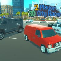 2 Player 3D City Racer