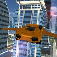 Simulador de conducción de automóviles voladores