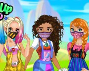 Sœurs Frozen, Harley Quinn et Princess Moana: mode avec salopette