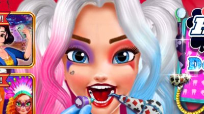 Harley Quinn: Dentist and Makeup
