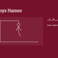 Boys Names Hangman