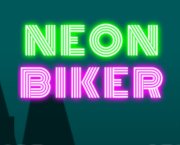 Neonowy tor rowerowy
