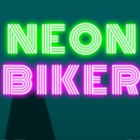 Neonowy tor rowerowy