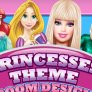 Design interior cu Barbie, Elsa, Rapunzel, Ariel