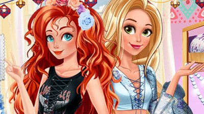 Rapunzel, Anna, Merida und Belle Jeans Denim