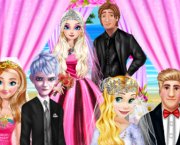 Elsa, Anna ve Rapunzel gelinler