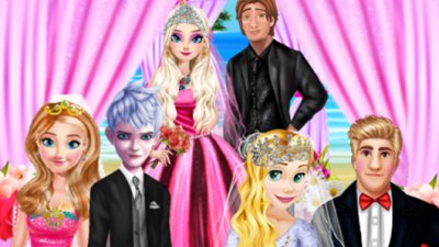 Elsa, Anna ve Rapunzel gelinler