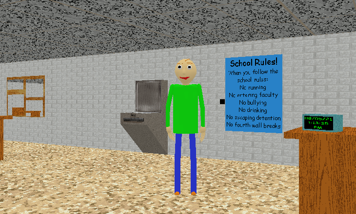 BALDI'S FUN NEW SCHOOL REMASTERED - Joaca-l Gratis Pe Gombis.ro!