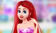 Elsa, Ariel e Rapunzel Moda de néon