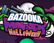 Schießen Sie die Halloween-Monster mit Bazooka